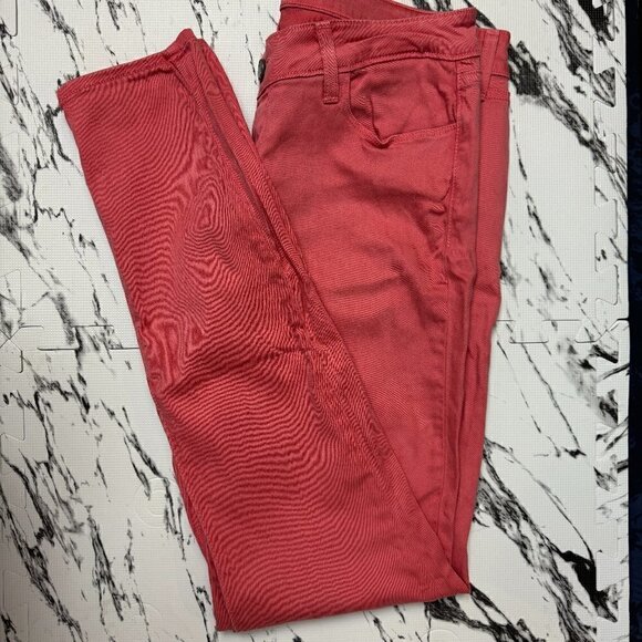 EUC - Paige Verdugo Ultra Skinny in Coral - Size 31 - Picture 1 of 6